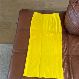 Vibrant Yellow Skirt